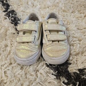 Vans, Toddler Size 5, Sparkly Gold